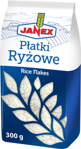 JANEX PŁATKI RYŻOWE 300G