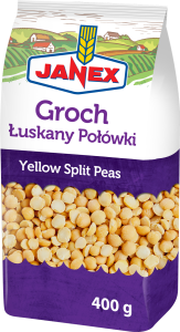 JANEX GROCH ŻÓŁTY POŁÓWKI 400G