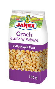 JANEX GROCH ŻÓŁTY POŁÓWKI 500G